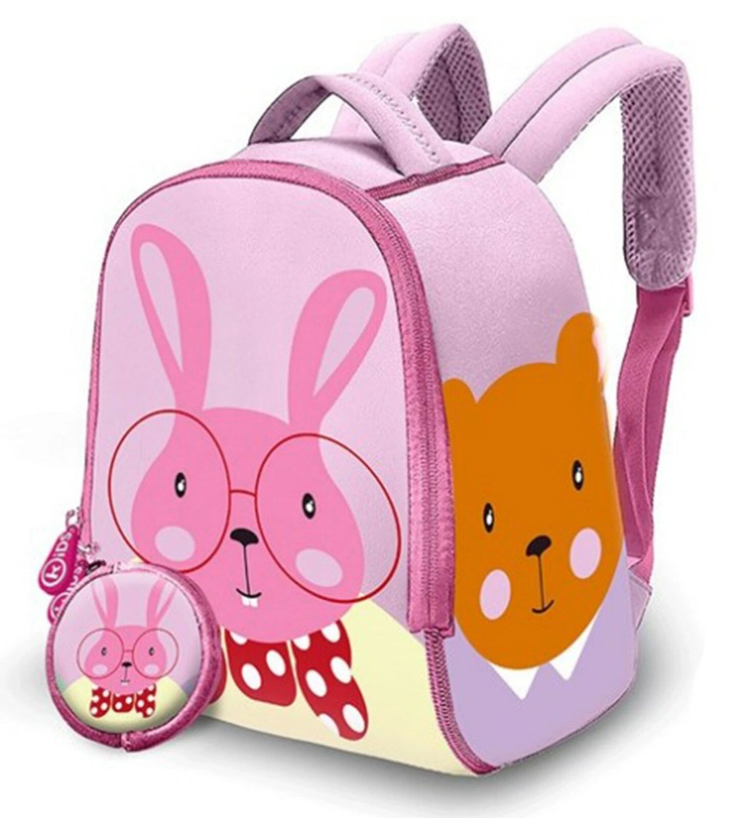 Kids Backpack with Wallet 25cm -Assorted