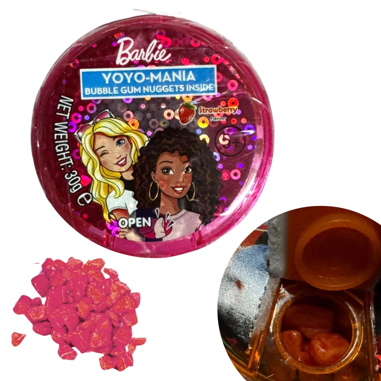 Barbie Yo-Yo with Bubble Gum 30g