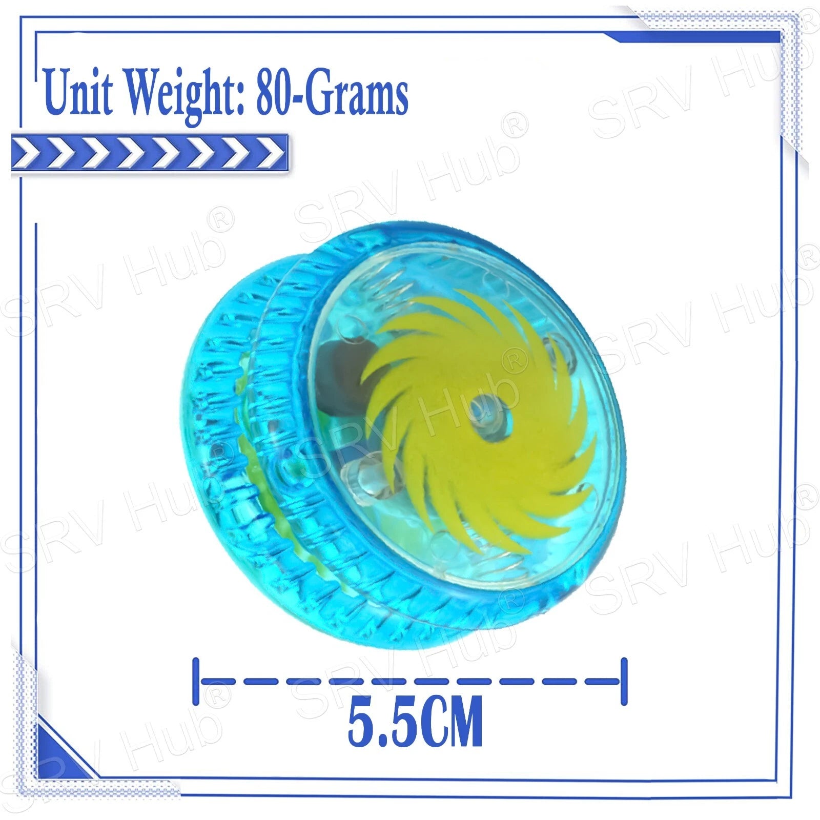 Clutch Mechanism LED Light YoYo 4cm
