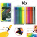 Washable Felt Tip Markers - 18 Pack