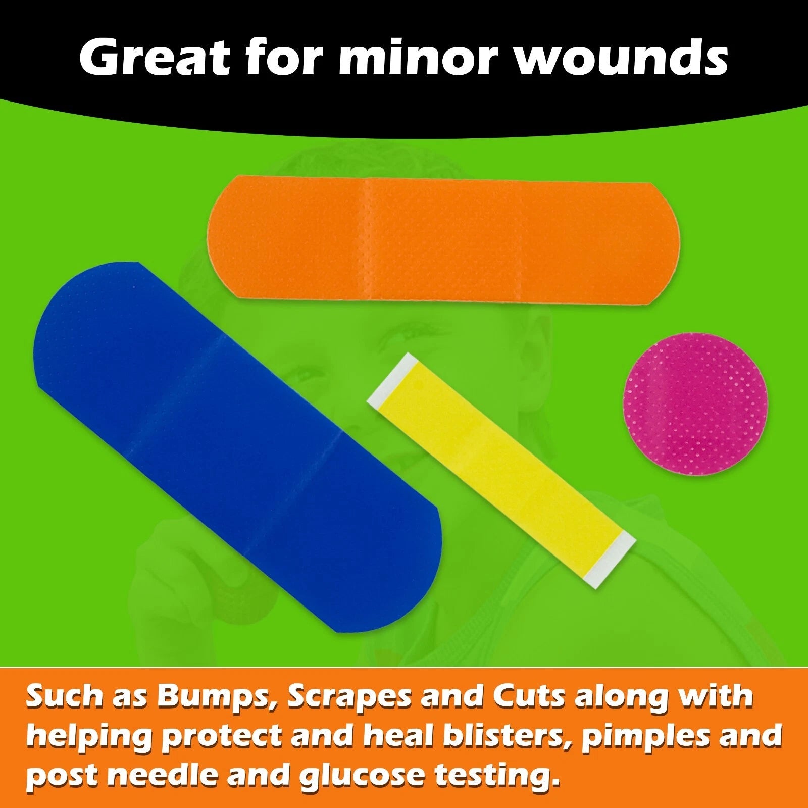 75Pcs Waterproof Latex-Free First Aid Plasters