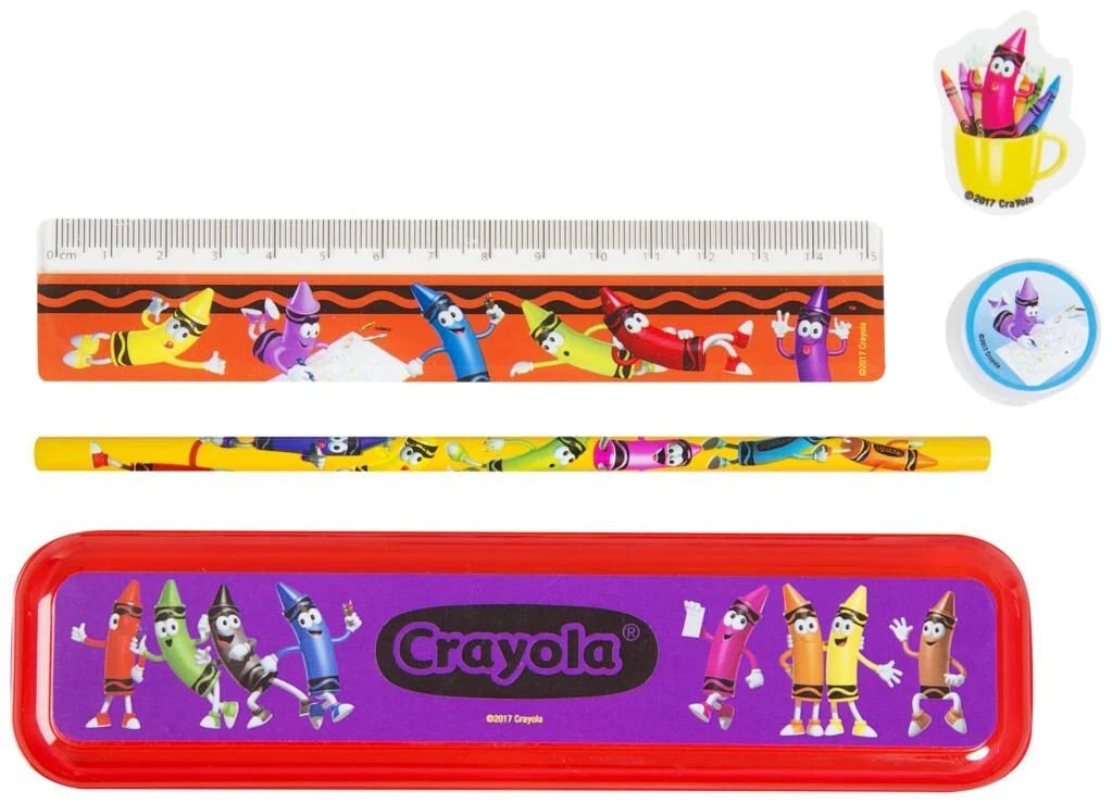5Pcs School Stationery Set Pencil Case