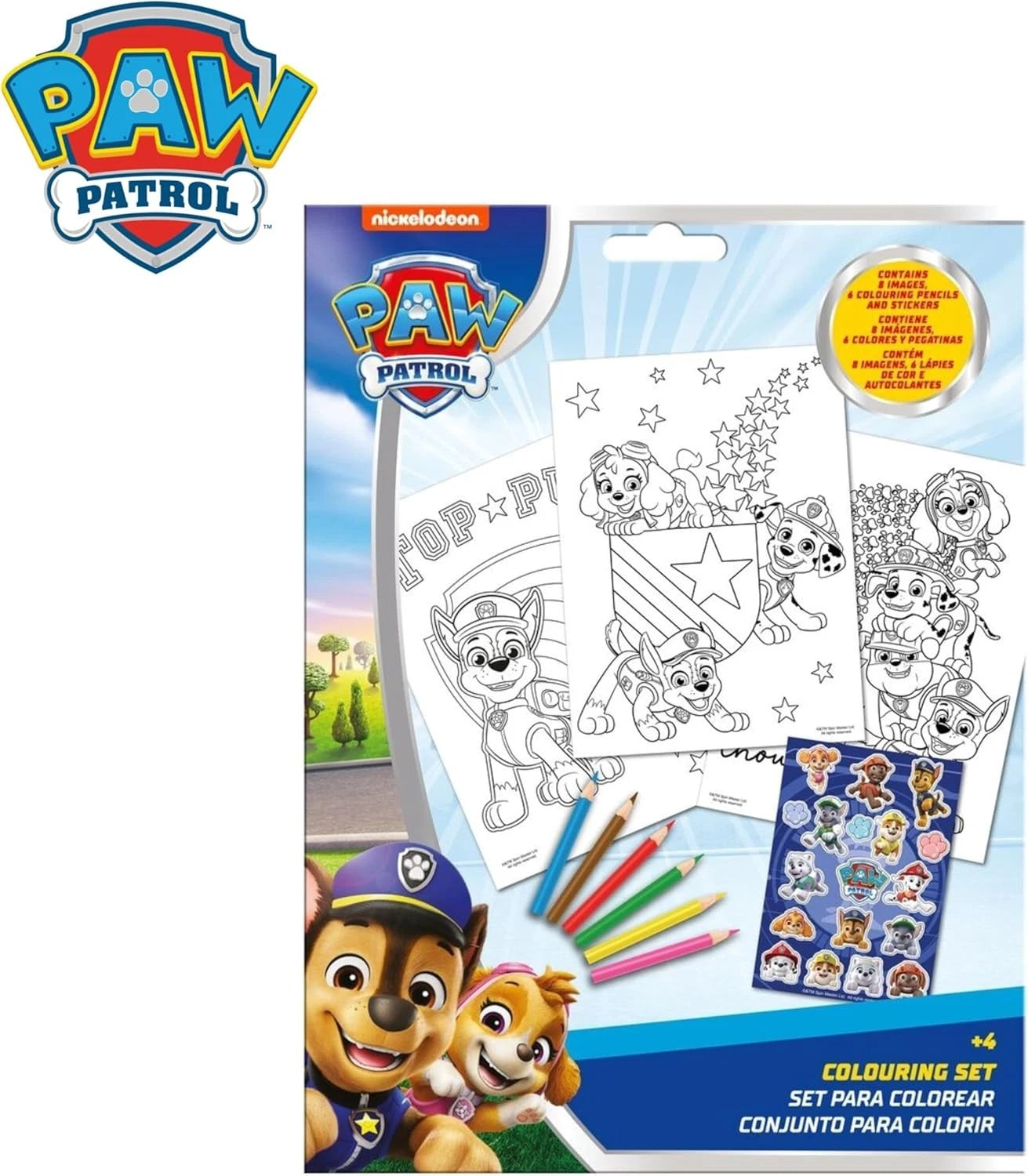Kids Colouring Activity Set with Pencils