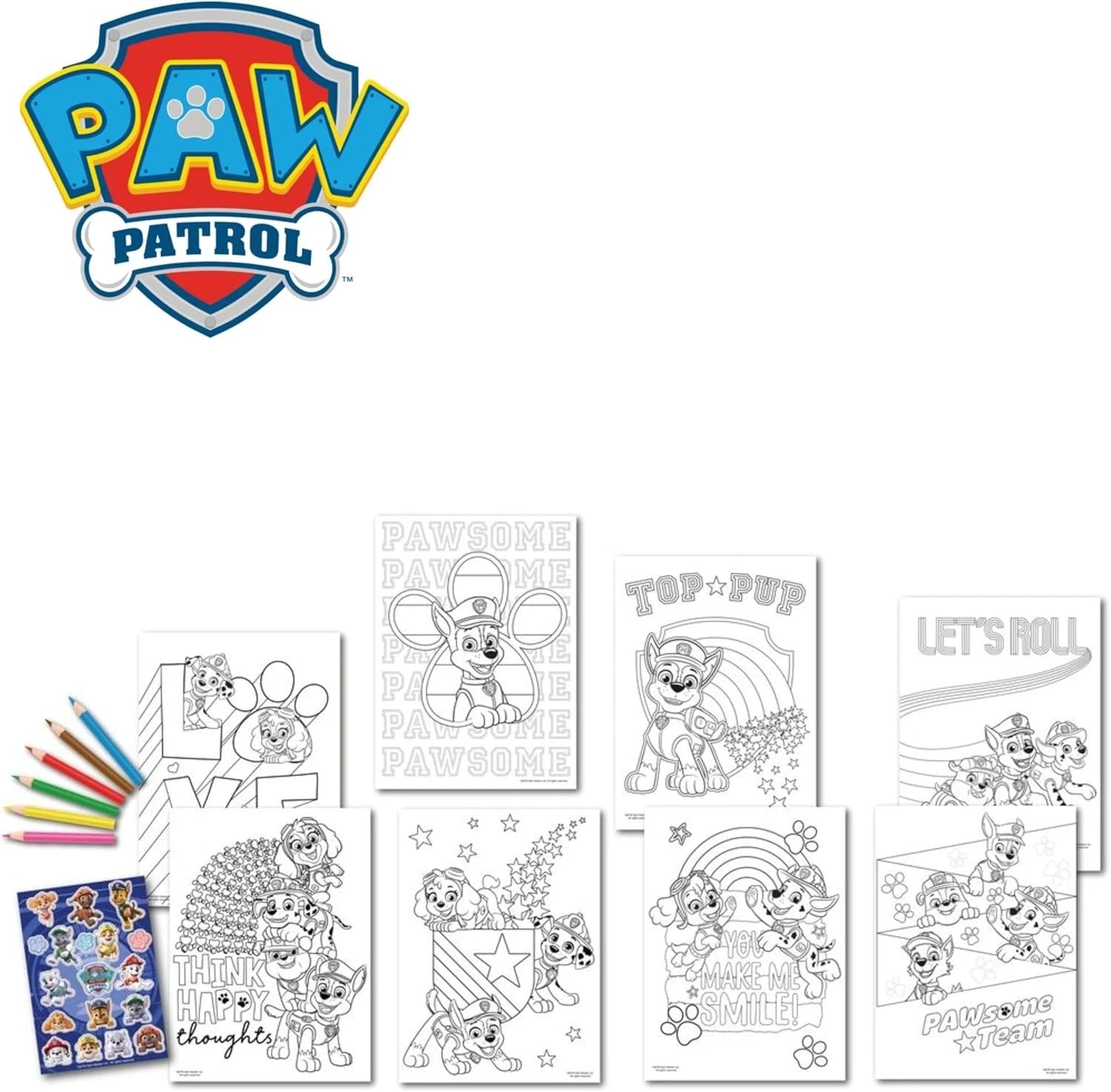 Kids Colouring Activity Set with Pencils