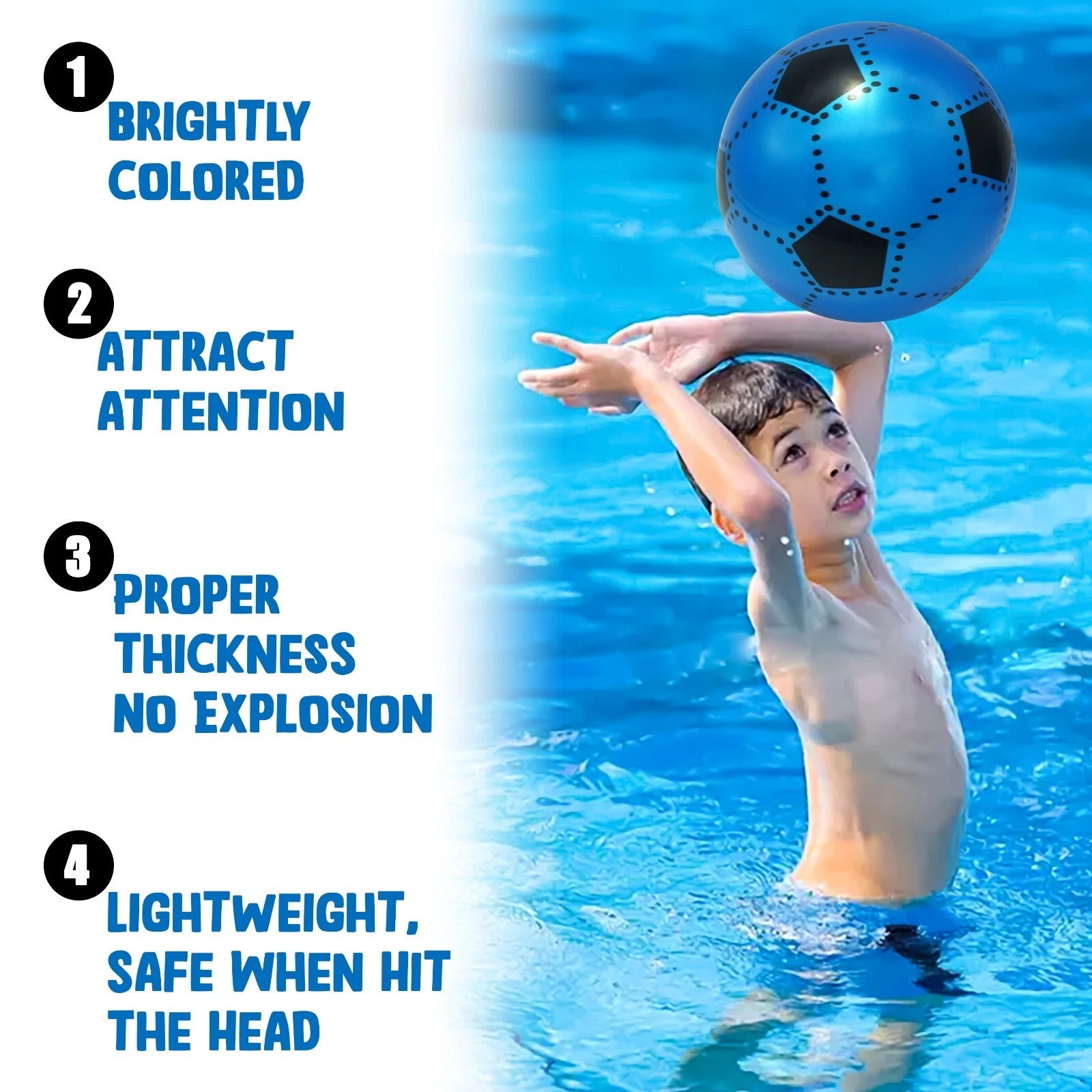 1x Random 66cm Inflatable Soccer Ball