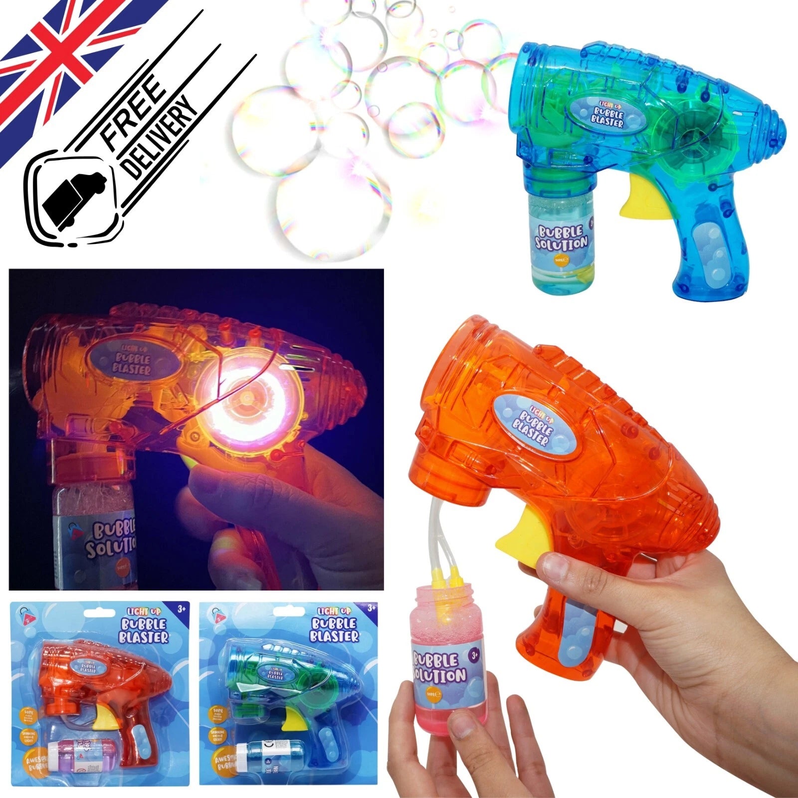 50ml LED Bubble Blaster 14.5cm