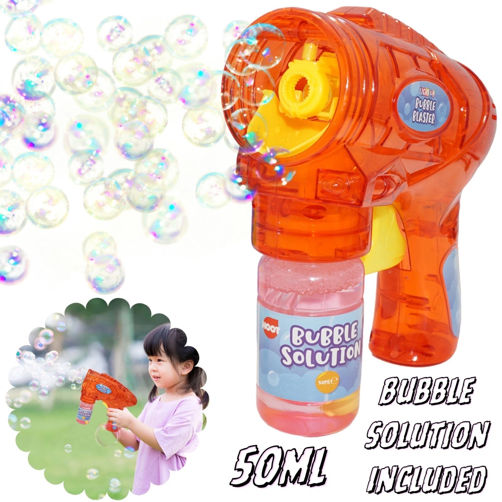 50ml LED Bubble Blaster 14.5cm