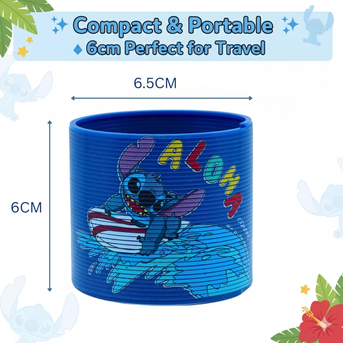 Disney Stitch Kids Licensed Bouncy Spring Toy 6.5cm – view 2