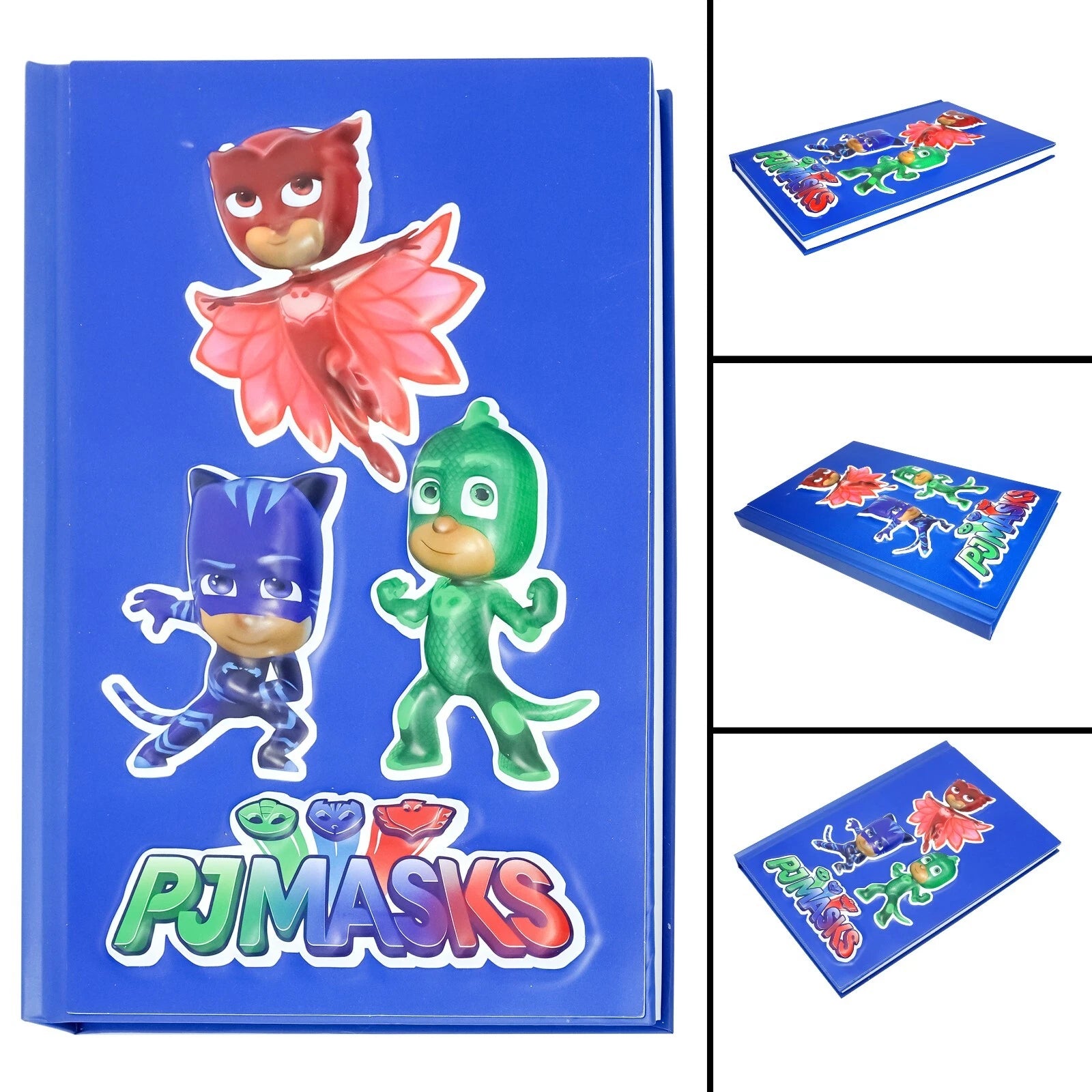 PJ Masks 3D Hardcover A5 Notebook – 80 Pages