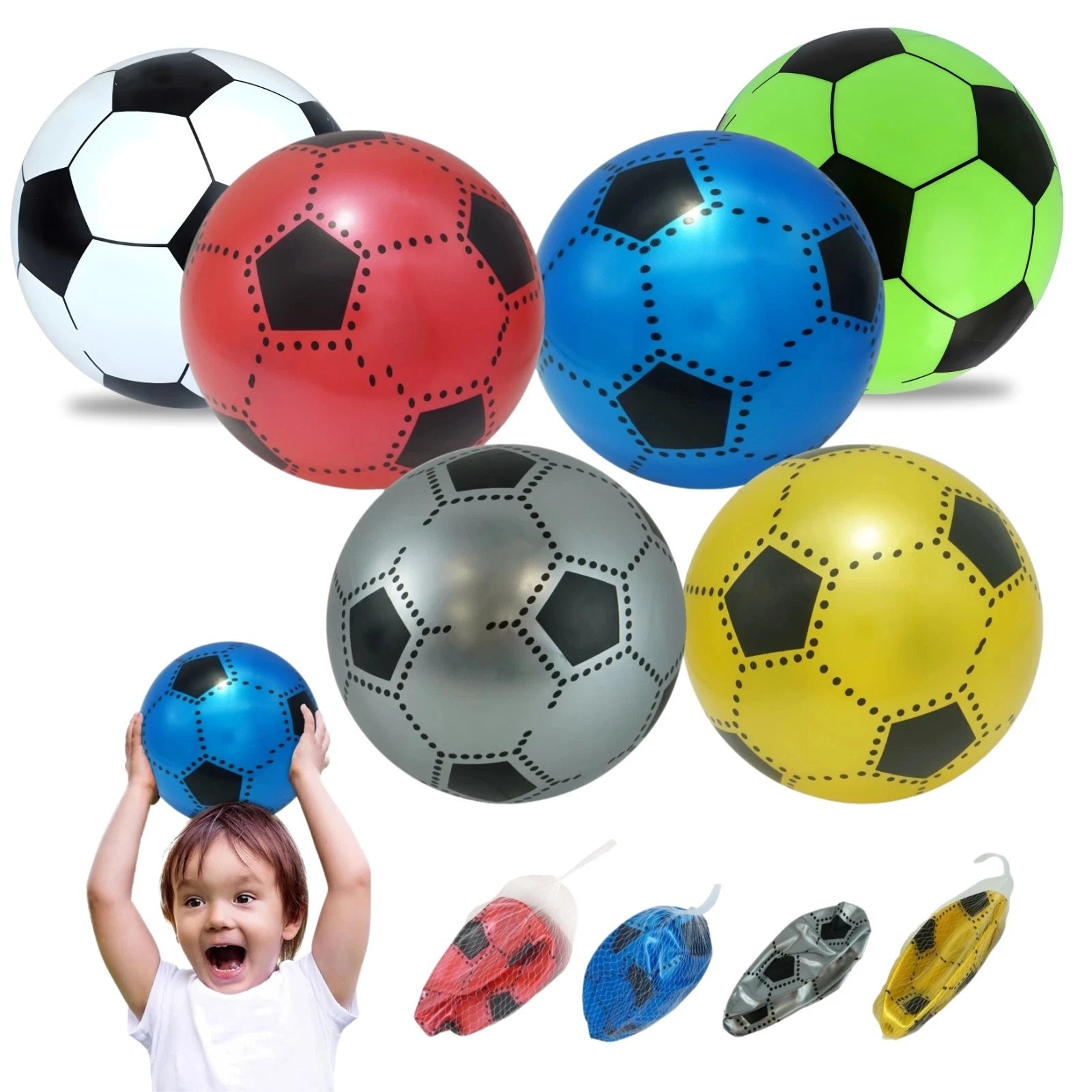 66cm Inflatable Kids Soccer PVC Football