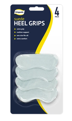 Suede Heel Grip Shoe Pads 4Pcs