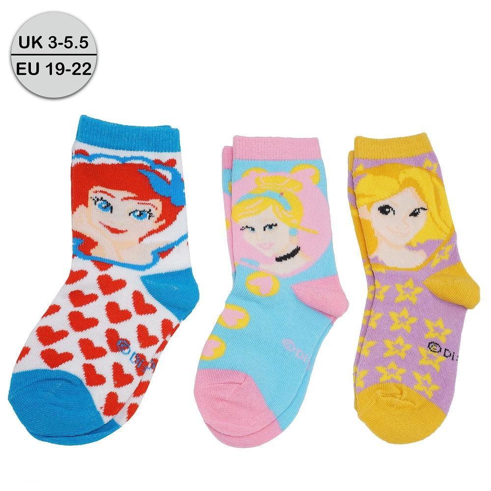 Disney Princess Socks 3 Pairs