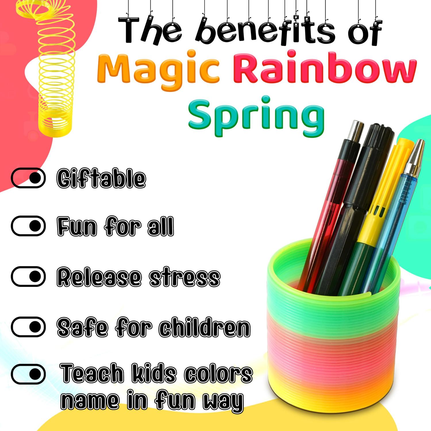 Rainbow Magic Spring Toy - 6.5cm