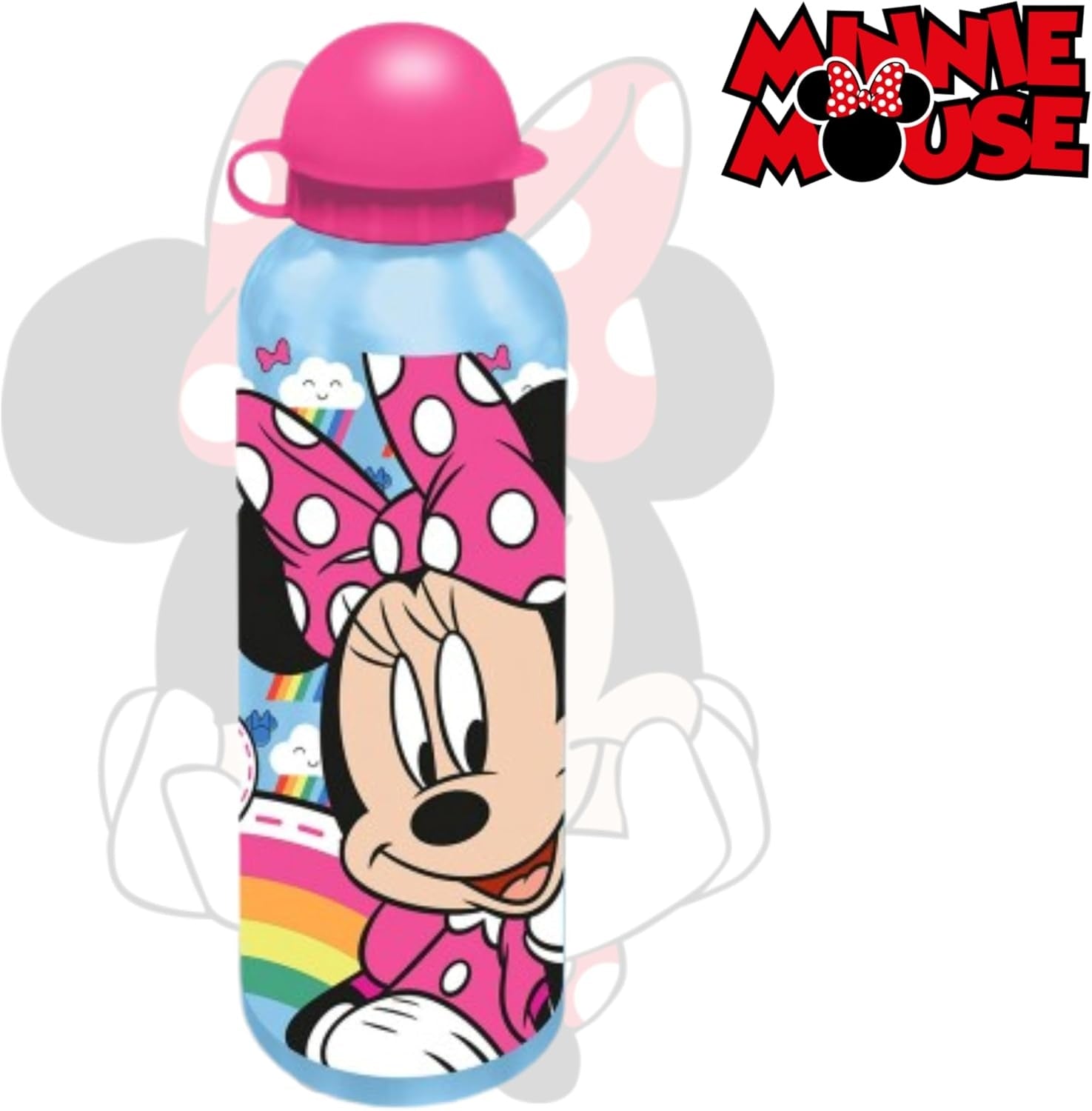 Minnie Mouse Aluminium Water Bottle 500ml