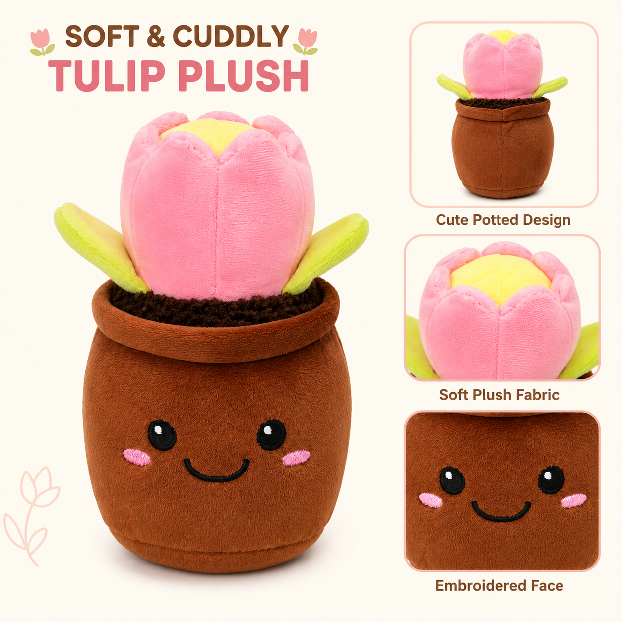 Soft Plushie Plant Plush Toy