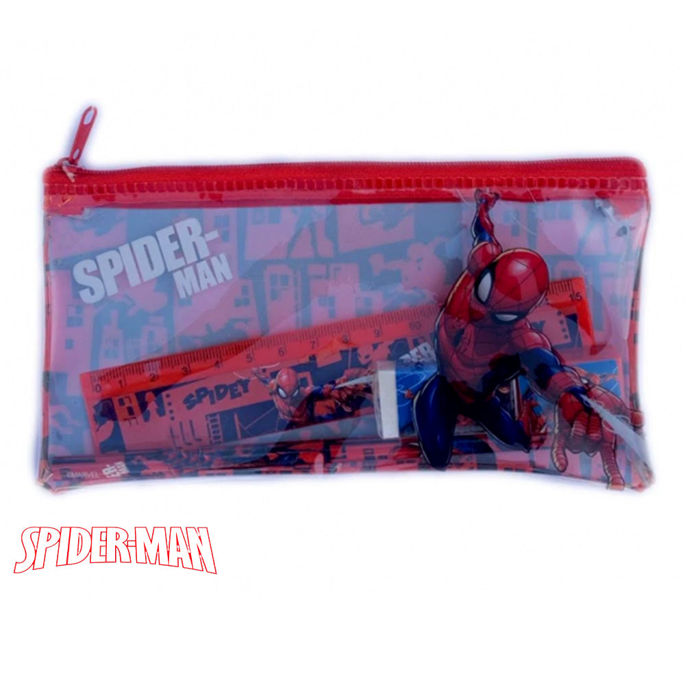Stationery Set in Pencil Case-Marvel Spiderman